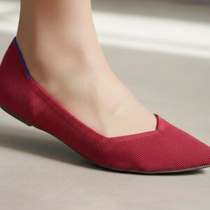 Rothy's Burgundy and Blue Women's Flats